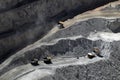 Truck at Chuquicamata, world's biggest open pit copper mine, Chile Royalty Free Stock Photo