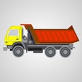 truck clipart illustration on white background Royalty Free Stock Photo