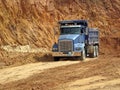 Truck at Construction Site Royalty Free Stock Photo