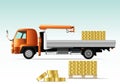 Truck crane Royalty Free Stock Photo