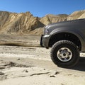 Truck in Death Valley.