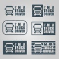 The Truck driver sticker