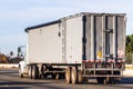 Truck driving on the freeway, California Royalty Free Stock Photo