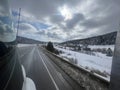 I25 colorado snow mountain