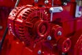 Truck engine detail Royalty Free Stock Photo