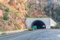 Truck entering eastern side of the tunnel at Waterval Boven