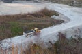 Truck in Faxe Limestone quarry