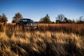 Truck in a field