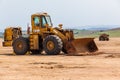 Truck Grader Construction Industrial Development Royalty Free Stock Photo