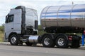 truck on highway in Bahia Royalty Free Stock Photo