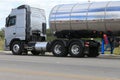 truck on highway in Bahia Royalty Free Stock Photo