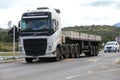 truck on highway in Bahia Royalty Free Stock Photo