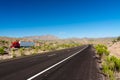 Truck on the highway Royalty Free Stock Photo