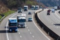 Truck on highway