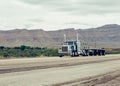 Truck on highway. SALT LAKE,UTAH, USA