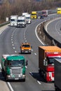 Truck on highway