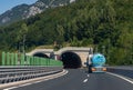 Truck Highway Tunnel