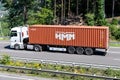 Truck with HMM container