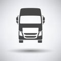Truck icon front view Royalty Free Stock Photo