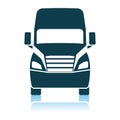 Truck Icon Front View Royalty Free Stock Photo