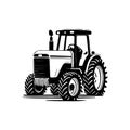 Truck Icon hand draw black agriculture colour logo symbol perfect