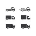 Truck icon set