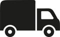 Truck icon vector Royalty Free Stock Photo