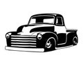 truck 3100. isolated vector logo, badge, emblem,icon, sticker design.