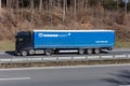 Truck with Krone Fleet trailer