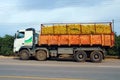 Truck load of oranges