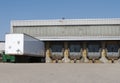 Truck loading dock Royalty Free Stock Photo