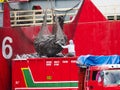 Truck loading tuna in Gensan City, the Philippines