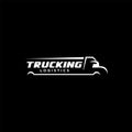 Truck logo template, Perfect logo for business related to automotive industry Royalty Free Stock Photo