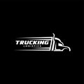 Truck logo template, Perfect logo for business related to automotive industry Royalty Free Stock Photo