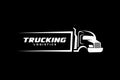 Truck logo template, Perfect logo for business related to automotive industry Royalty Free Stock Photo