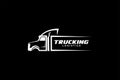 Truck logo template, Perfect logo for business related to automotive industry Royalty Free Stock Photo