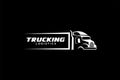 Truck logo template, Perfect logo for business related to automotive industry Royalty Free Stock Photo