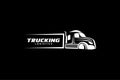 Truck logo template, Perfect logo for business related to automotive industry Royalty Free Stock Photo