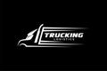 Truck logo template, Perfect logo for business related to automotive industry Royalty Free Stock Photo