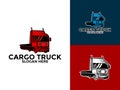 Truck Logo vector, Premium Truck Company or Truck logistics and delivery Logo design template Royalty Free Stock Photo