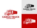 Truck Logo vector, Premium Truck Company or Truck logistics and delivery Logo design template Royalty Free Stock Photo