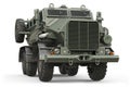 Truck military green car