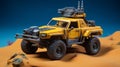 1:28mm Heroic Scale Truck Miniature - Inspired By Johnny Quest Royalty Free Stock Photo