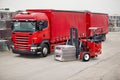 Truck Mounted Forklift Royalty Free Stock Photo