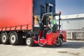 Truck Mounted Forklift Royalty Free Stock Photo