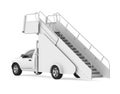 Truck Mounted Passenger Stair Isolated