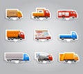 Truck paper stickers