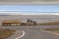 Truck pulling a trailer, Alberta, Canada