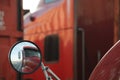 Truck reflection Royalty Free Stock Photo