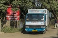 Truck on the road in Tanzania